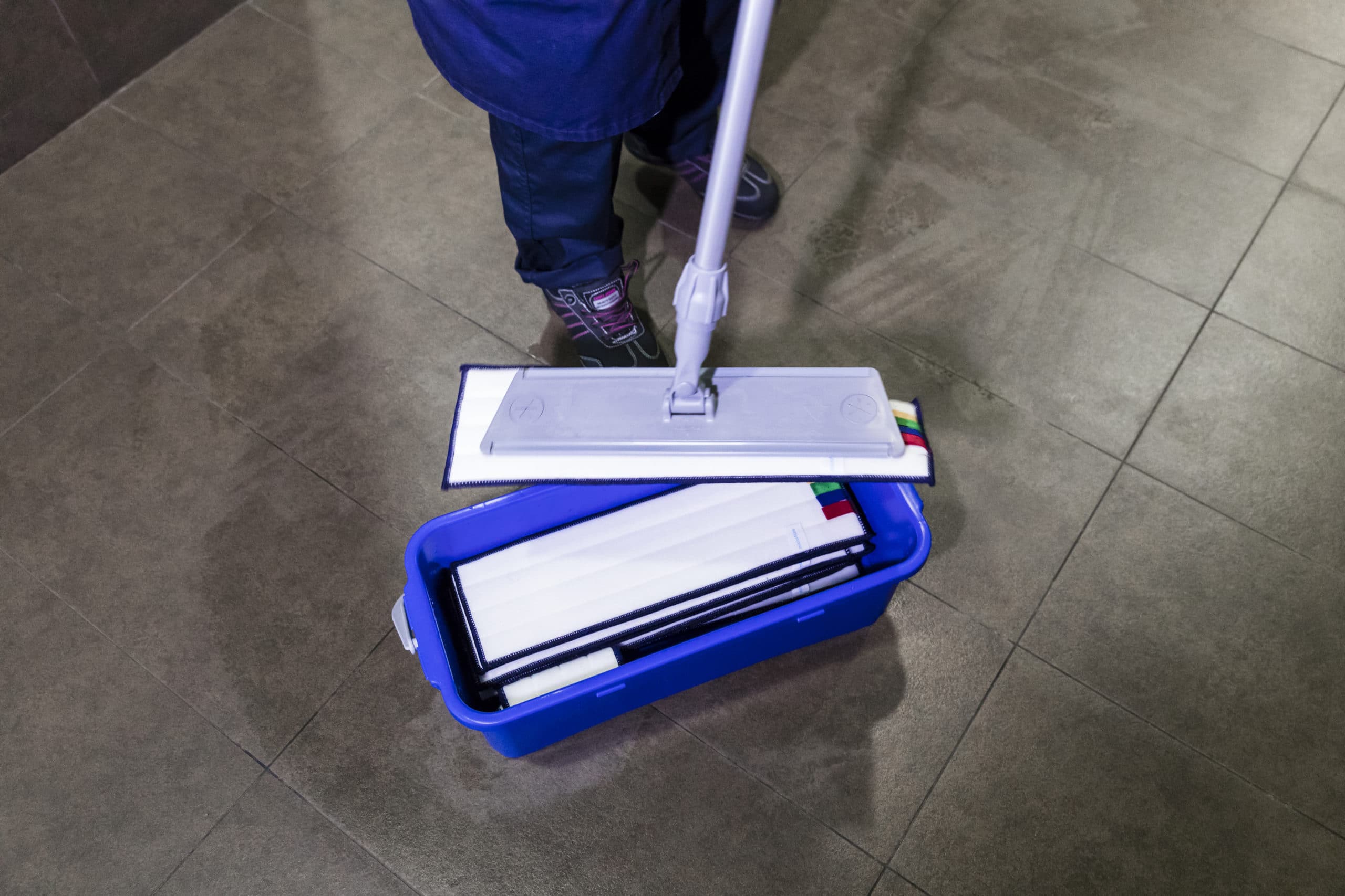 bionettoyage : lavage à plat par pré-imprégnation