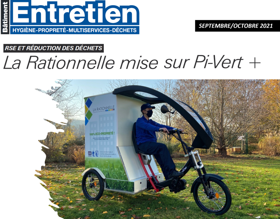 velo cargo La Rationnelle - organisation méthode bionettoyage