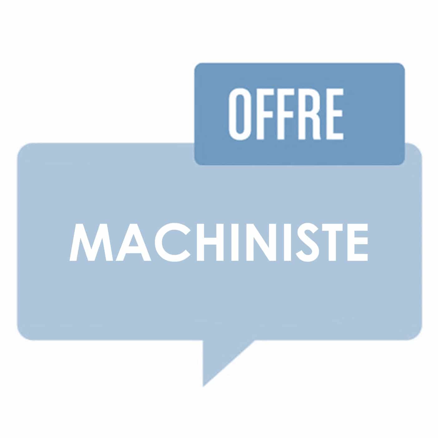 visuel annonce machiniste