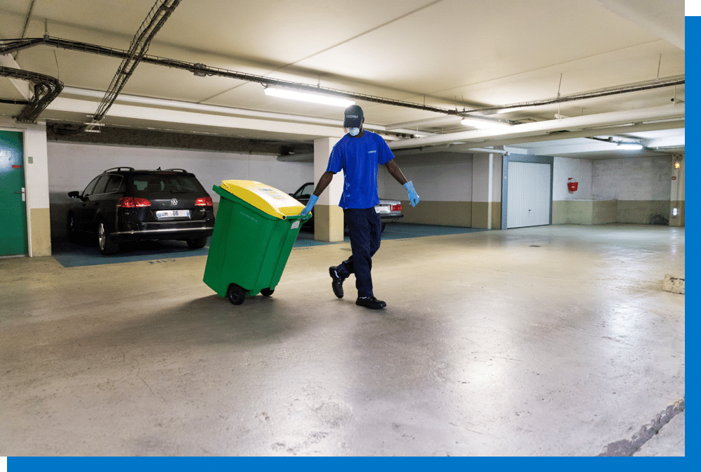 Les entrées et sorties des poubelles et encombrants font partie de nos prestations en Ile de France