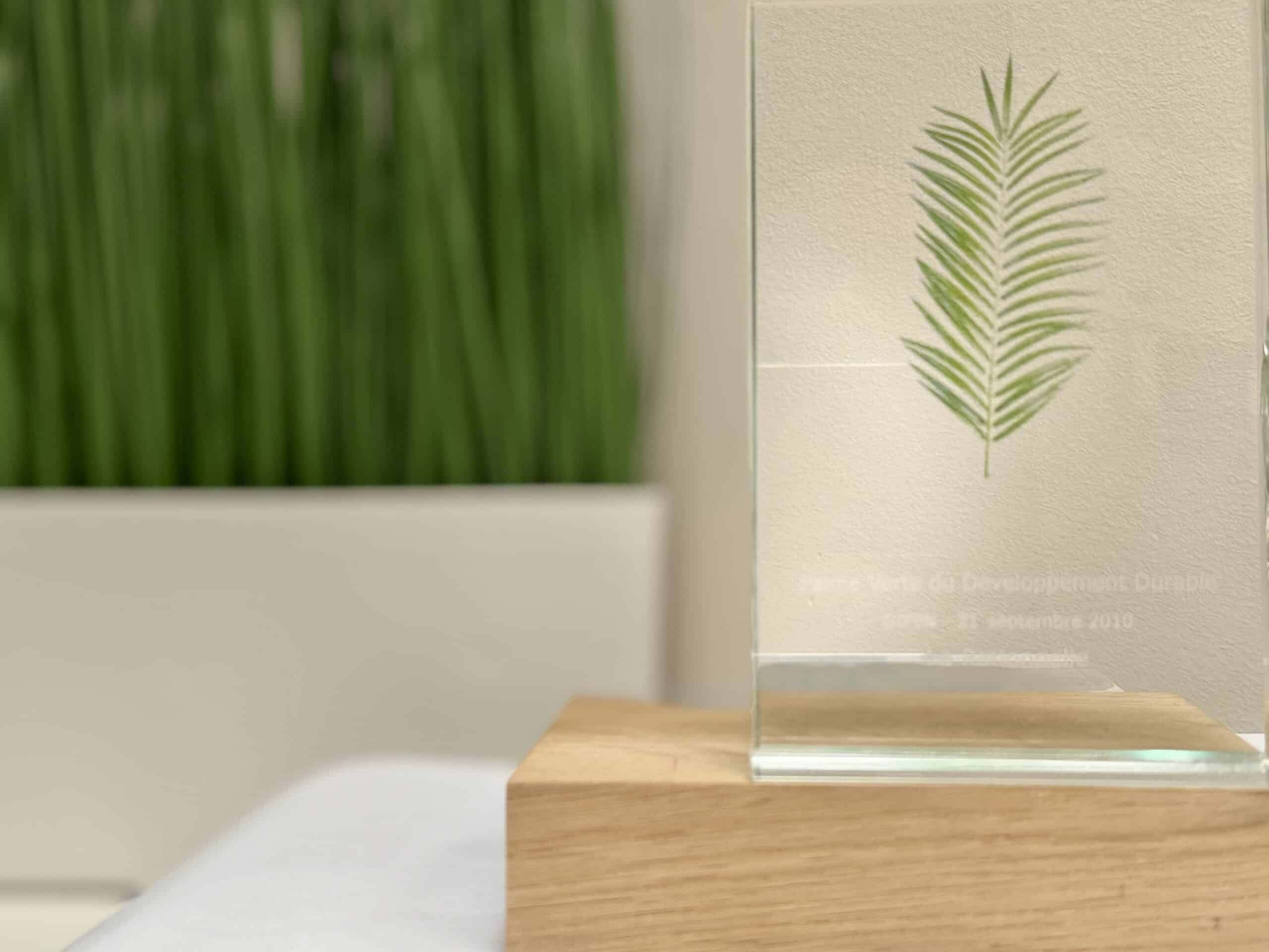 palme verte du développement durable pour La Rationnelle