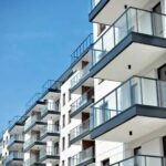 Immeuble Ile de France avec balcons